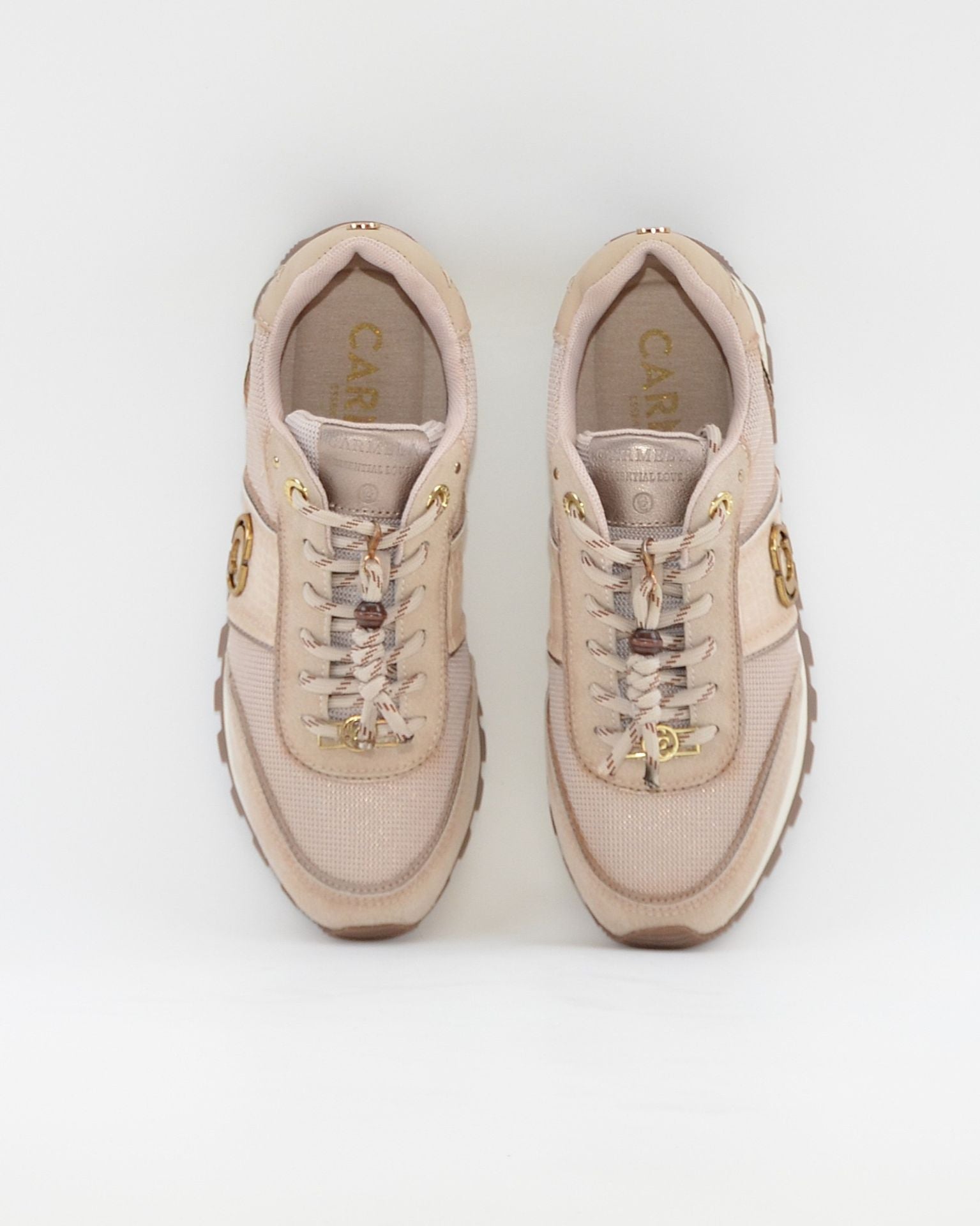 DEPORTIVO MUJER CORDONES SERRAJE BEIG CARMELA 164237