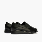 MOCASIN ANCHO ESPECIAL LICRA NEGRO 10711