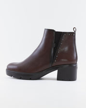 BOTIN MARRON MUJER TACON ANCHO FLUCHOS FUGAZ F2109