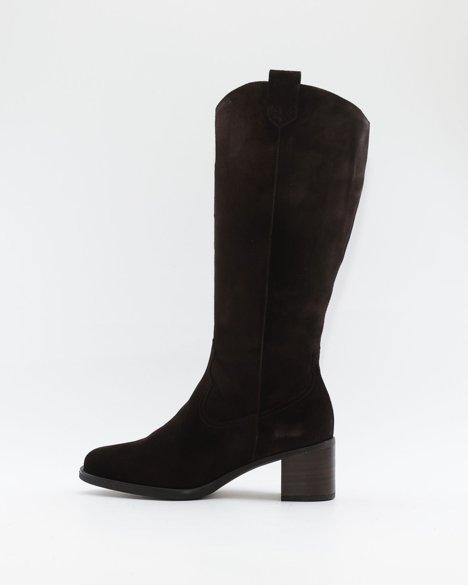 BOTA ALTA MUJER ANCHO ESPECIAL DE GEMELO ANCHO PIESANTO 235461 XL SERRAJE MARRON CHOCOLATE