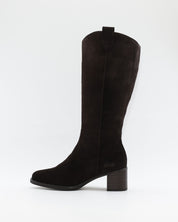 BOTA ALTA MUJER ANCHO ESPECIAL DE GEMELO ANCHO PIESANTO 235461 XL SERRAJE MARRON CHOCOLATE