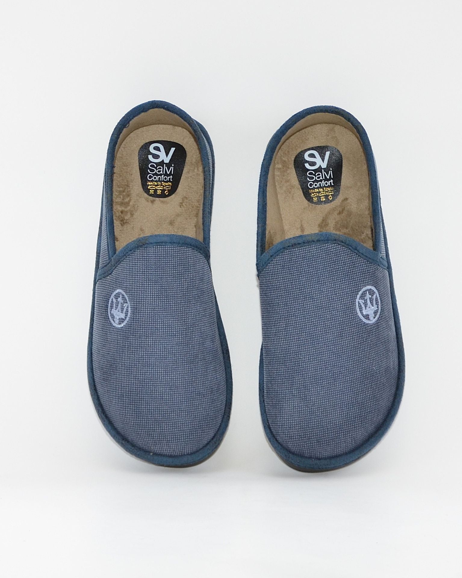 ZAPATILLAS DE CASA CERRADA HOMBRE SALVI 08D-244 TRIANA MARINO TRIDENTE