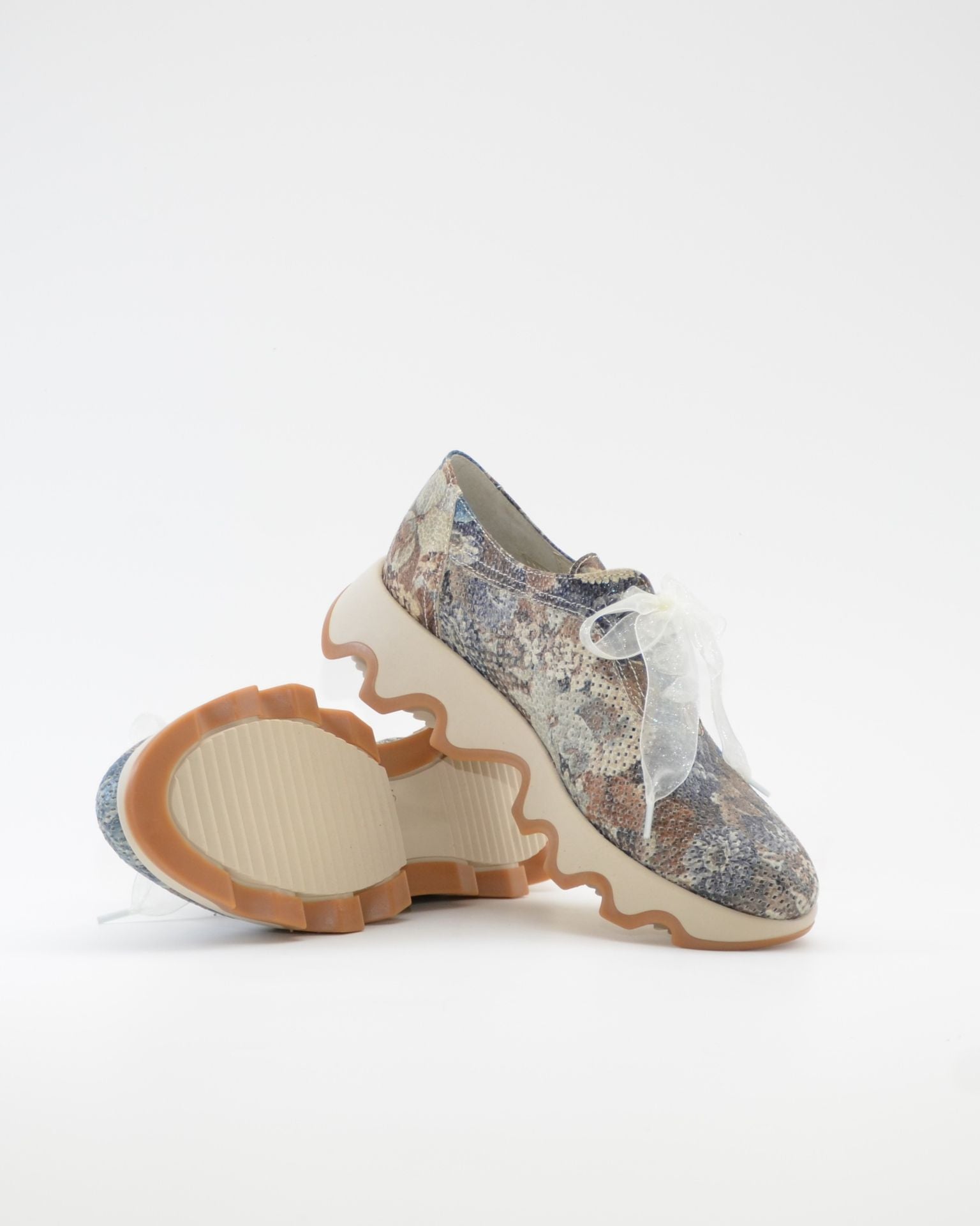 ZAPATO MUJER CORDON PIEL MULTICOLOR LACOMBA BLUEBELL CON PLANTILLA EXTRAIBLE