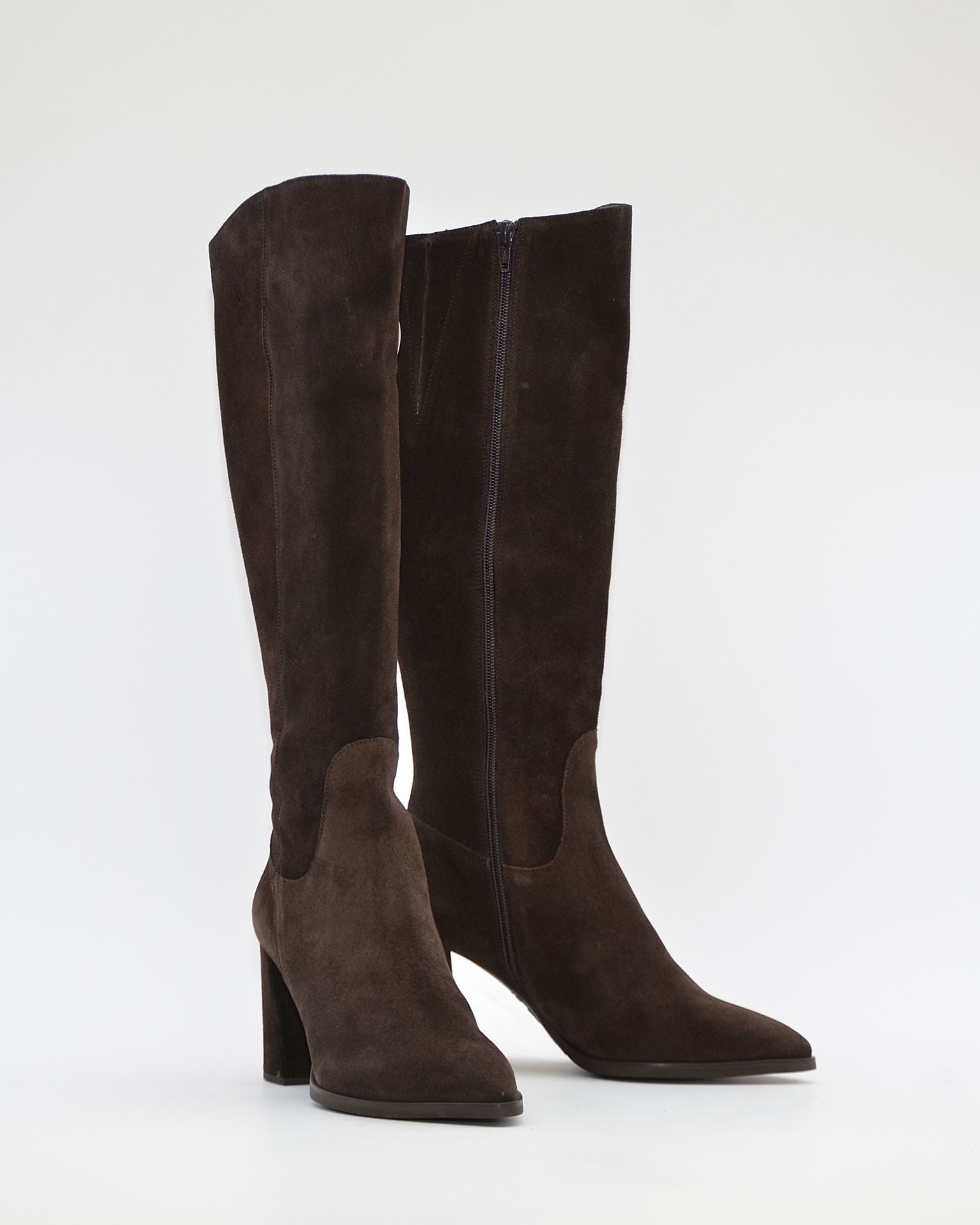 BOTA ALTA MUJER SERRAJE MARRÓN CHOCOLATE WONDERS M-5443 TESTA