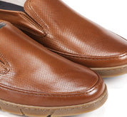 ZAPATO MOCASIN HOMBRE FLUCHOS COLOR CUERO BARRY F1157