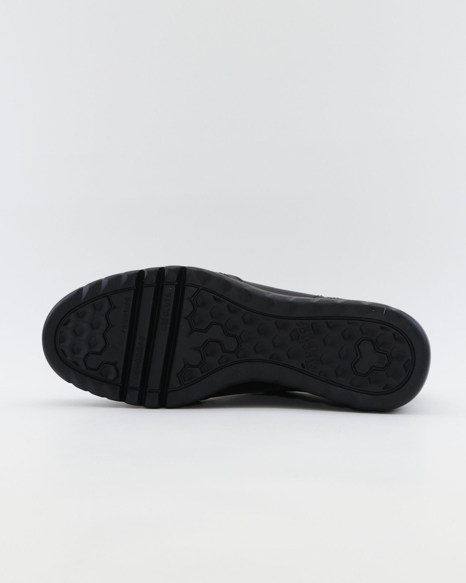 ZAPATO DE CORTE DEPORTIVO CUÑA MUJER ELÁSTICOS FLUCHOS LIVE F2096 NEGRO