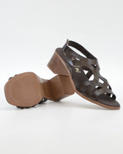 SANDALIA MUJER CHAROL MARRON TACON PLANTA DE GEL OH MY SANDALS 5992