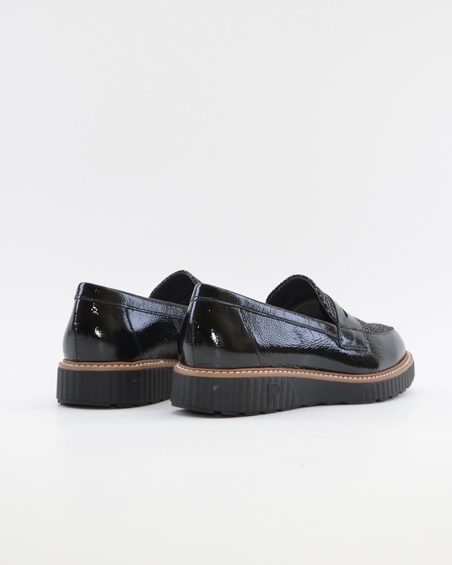 ZAPATO MOCASIN MUJER PITILLOS 11554 NEGRO PLANTILLA EXTRAIBLE