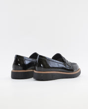 ZAPATO MOCASIN MUJER PITILLOS 11554 NEGRO PLANTILLA EXTRAIBLE