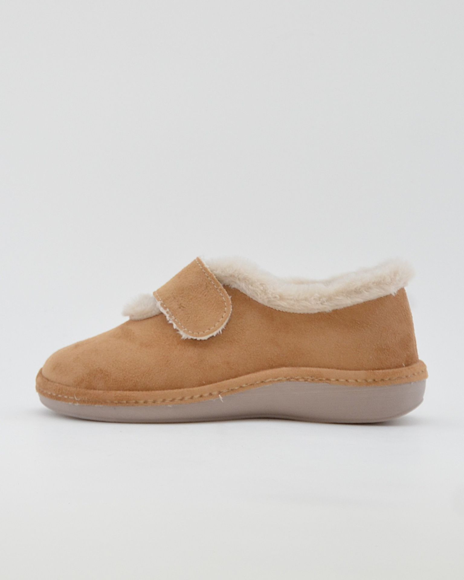 ZAPATILLAS DE CASA MUJER CERRADA SALVI 73B-028 NUUK TOSTADO