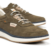 ZAPATO CASUAL HOMBRE FLUCHOS COLOR KAKY CON CORDON JEFF F2210 STONE