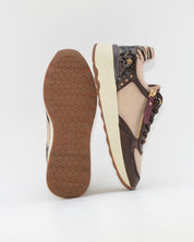 ZAPATILLA SNEAKER MUJER CARMELA COLOR MARRÓN CON TAUPE 164221