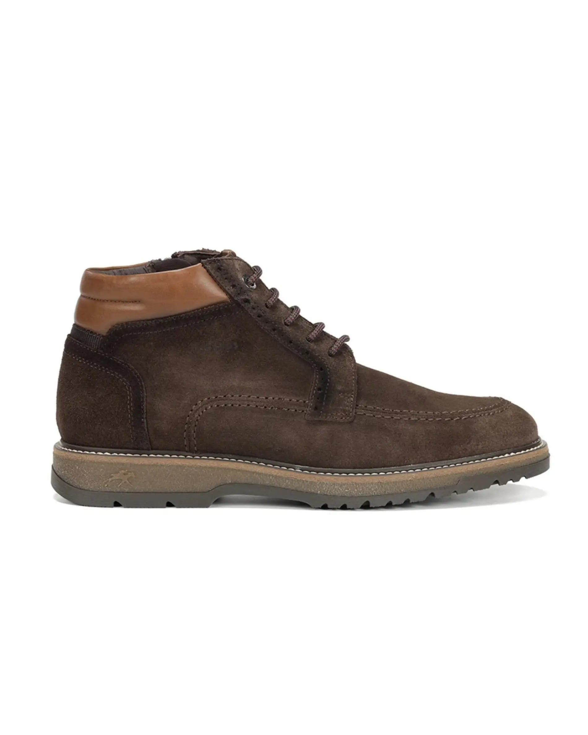 BOTIN CORDON HOMBRE SERRAJE MARRON CON CORDONES FLUCHOS BUGGY F2325 CAFÉ