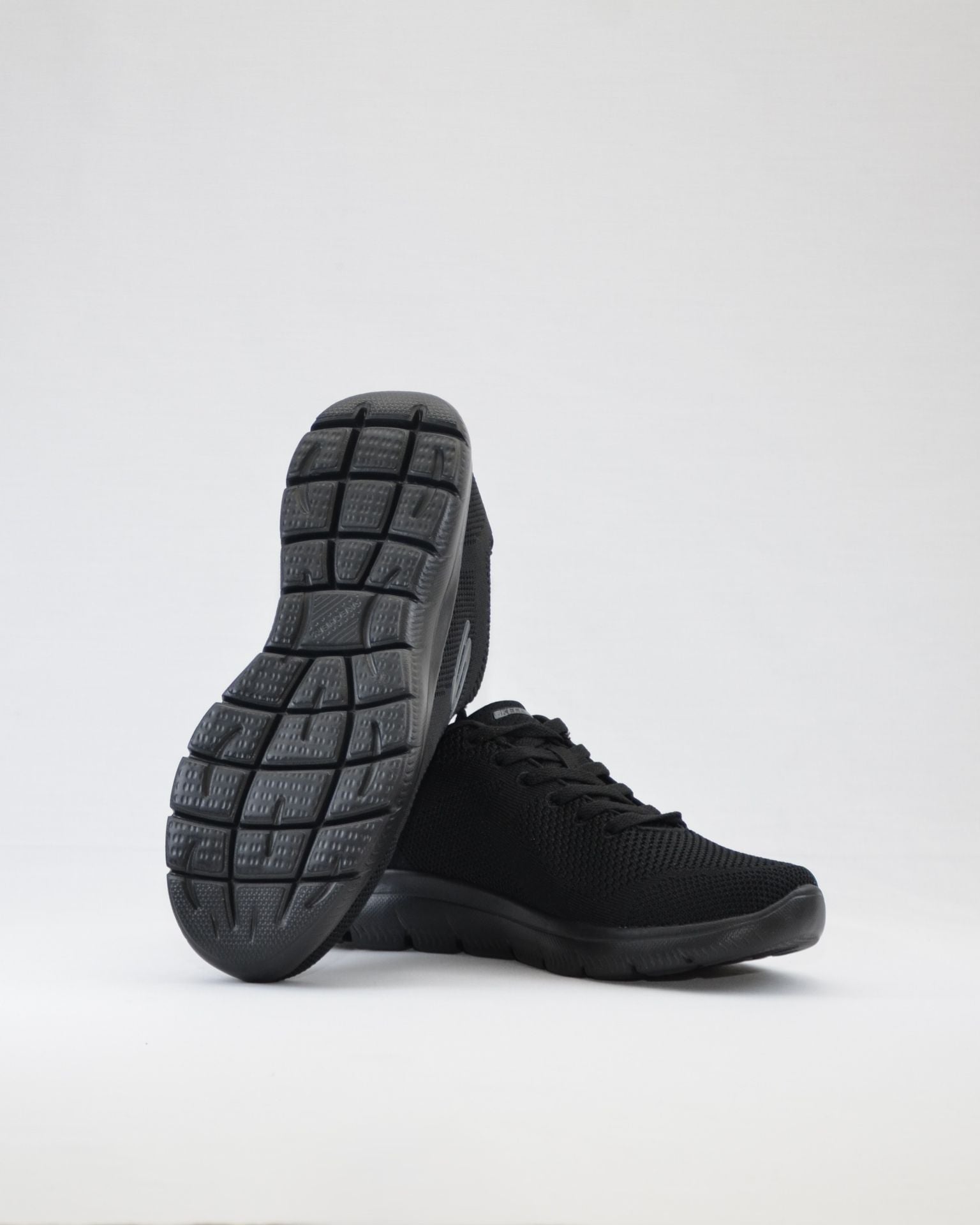 SNEAKERS HOMBRE SKECHERS NEGRO 232057 BBK CORDONES MEMORY FOAM