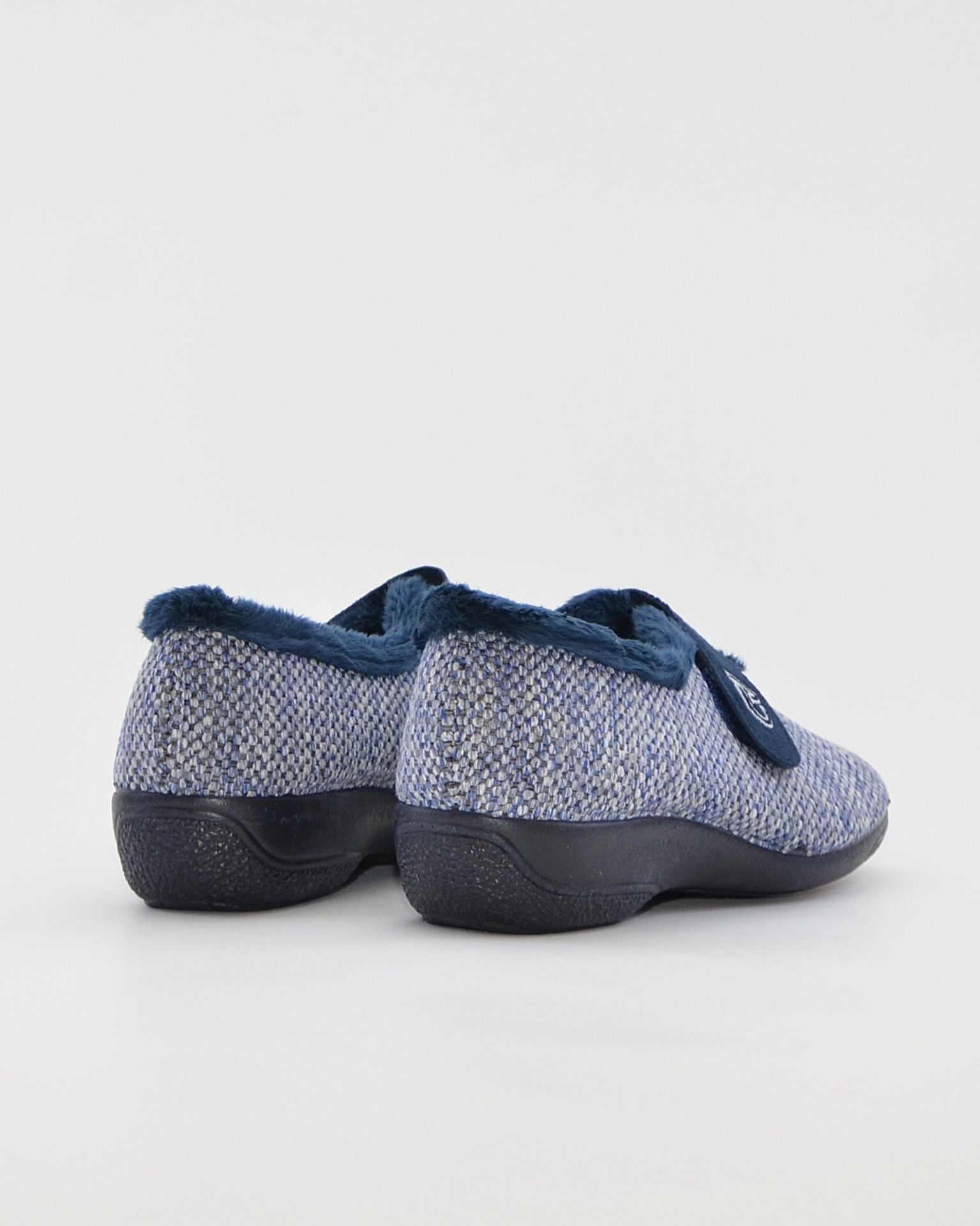 ZAPATILLAS DE CASA MUJER ANCHO ESPECIAL CABRERA 5454 FLORELLA MARINO