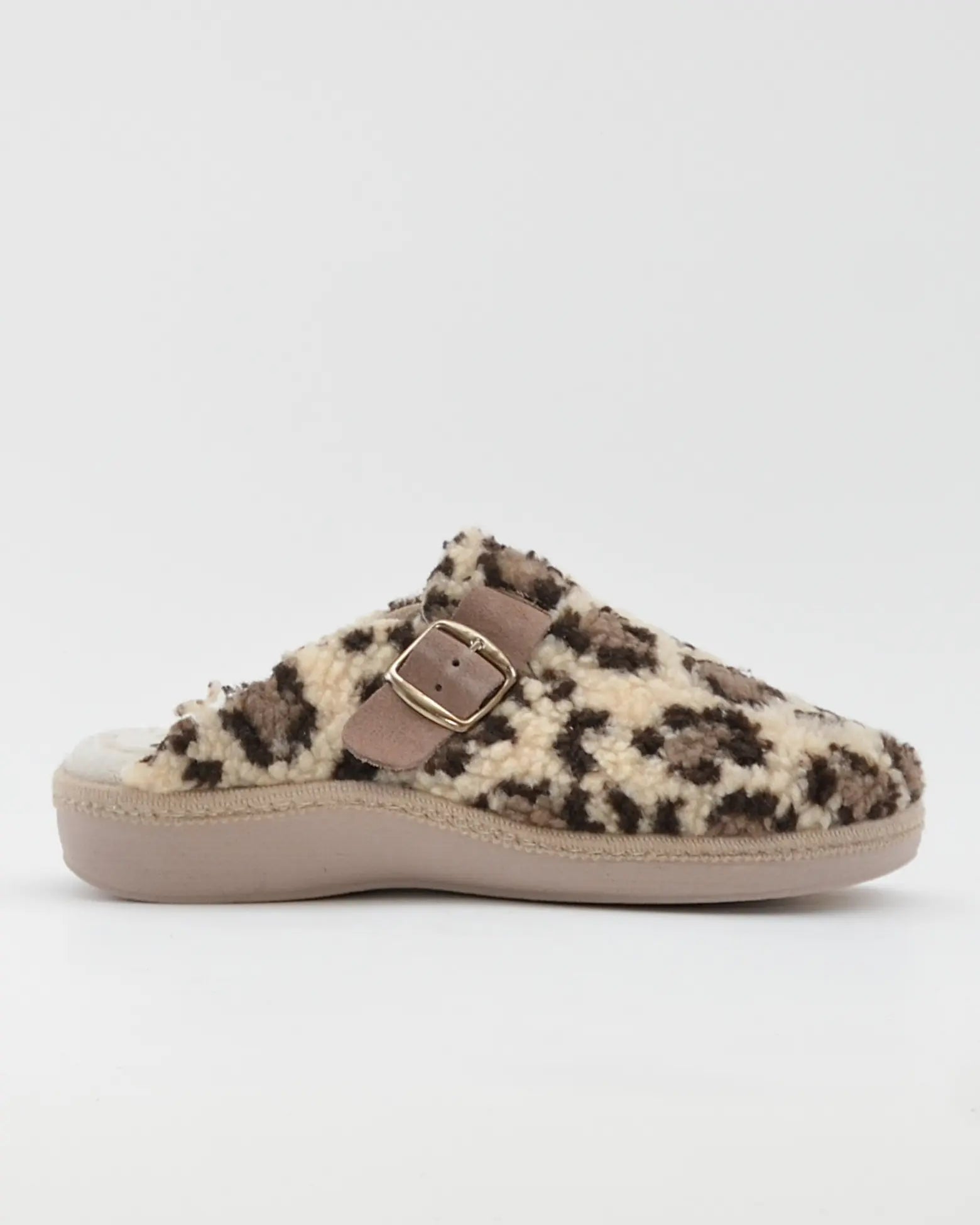 ZAPATILLAS DE CASA MUJER CON HEBILLA SALVI 29L-000 IRBIS ANIMAL PINT