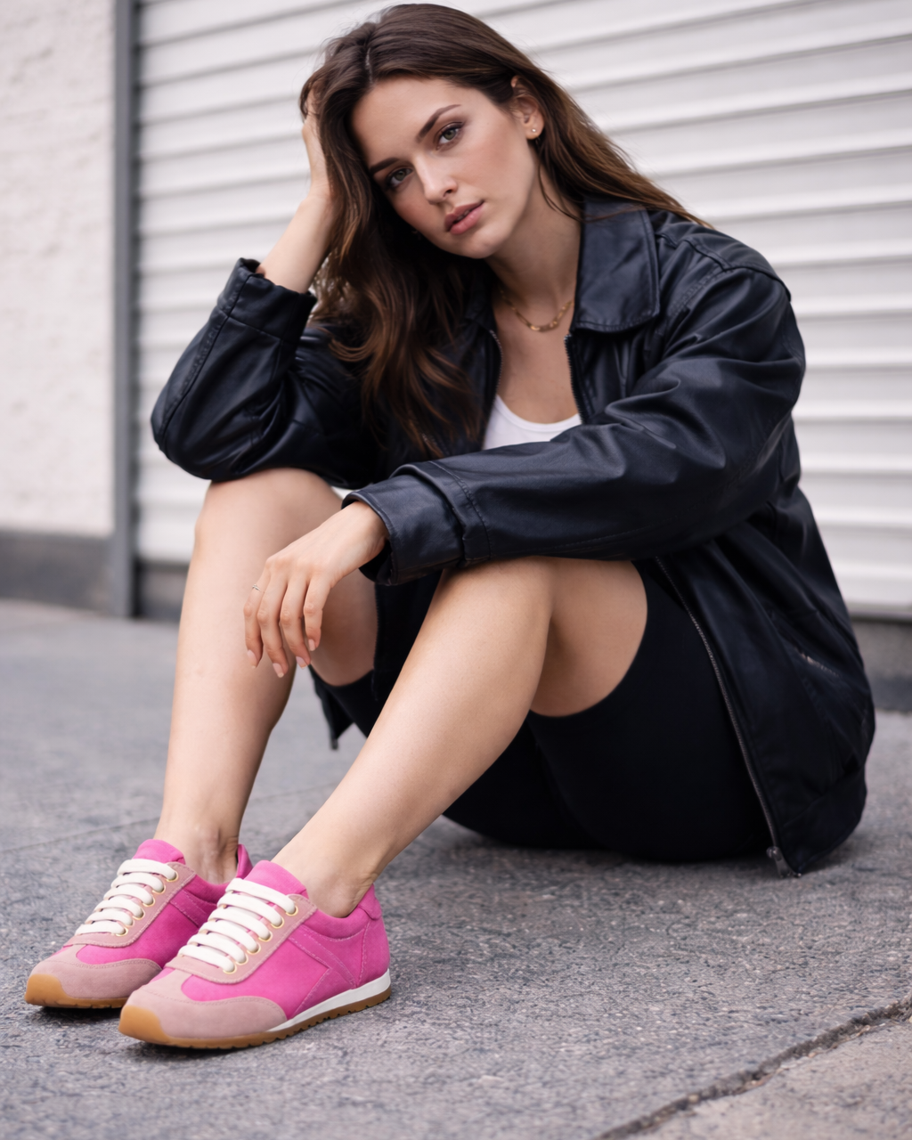 DEPORTIVO MUJER CORDON SERRAJE COMBI FUXIA SALMON LACOMBA FUCHSIA