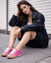 DEPORTIVO MUJER CORDON SERRAJE COMBI FUXIA SALMON LACOMBA FUCHSIA