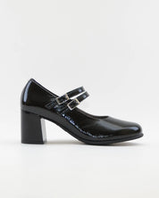 ZAPATO SALON MUJER CON PULSERA CHAROL NEGRO PITILLOS 11651